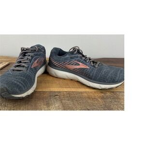 Brooks Ghost 12 Women's Running Shoes‎ Gray Pink Size 11 Athletic Sneakers